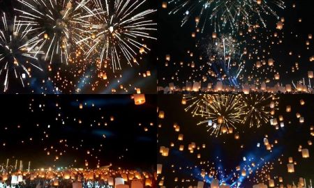 งดงาม ตระการตา! งานยี่เป็งโคมลอย 2019 'Chiangmai Sky Lanterns Festival'